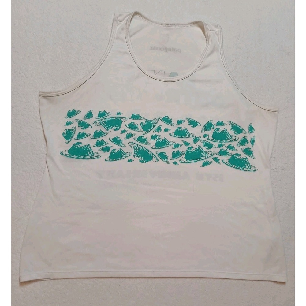 Vintage Patagonia Capilene Tank Top Mens L Dana Outrigger 35th Anniversary